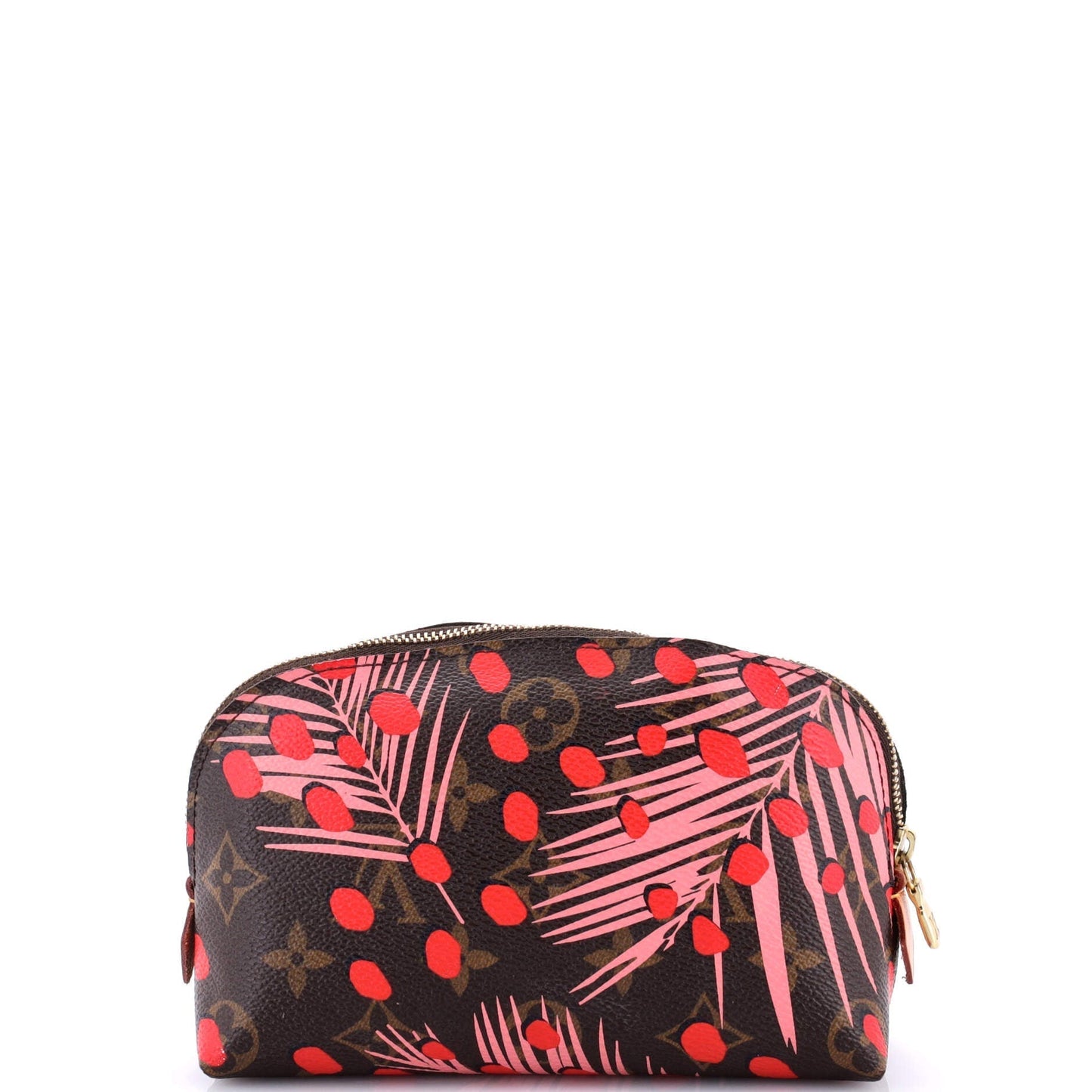 Louis Vuitton Cosmetic Pouch Limited Edition Jungle Dots Handbag Monogram Travel Bag