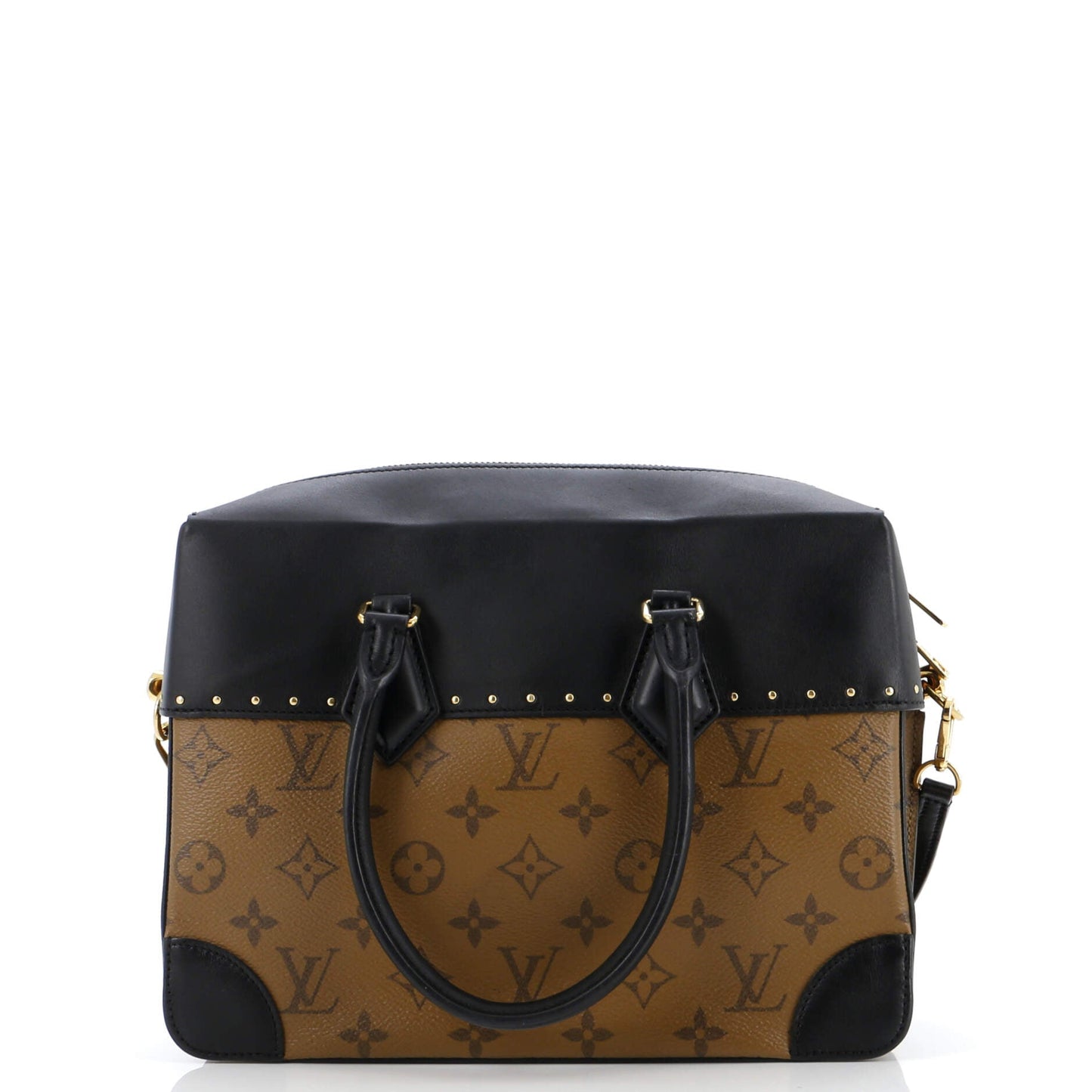 Louis Vuitton City Malle Handbag Reverse And Mm Leather Canvas Travel Bag Leather Mm3036521