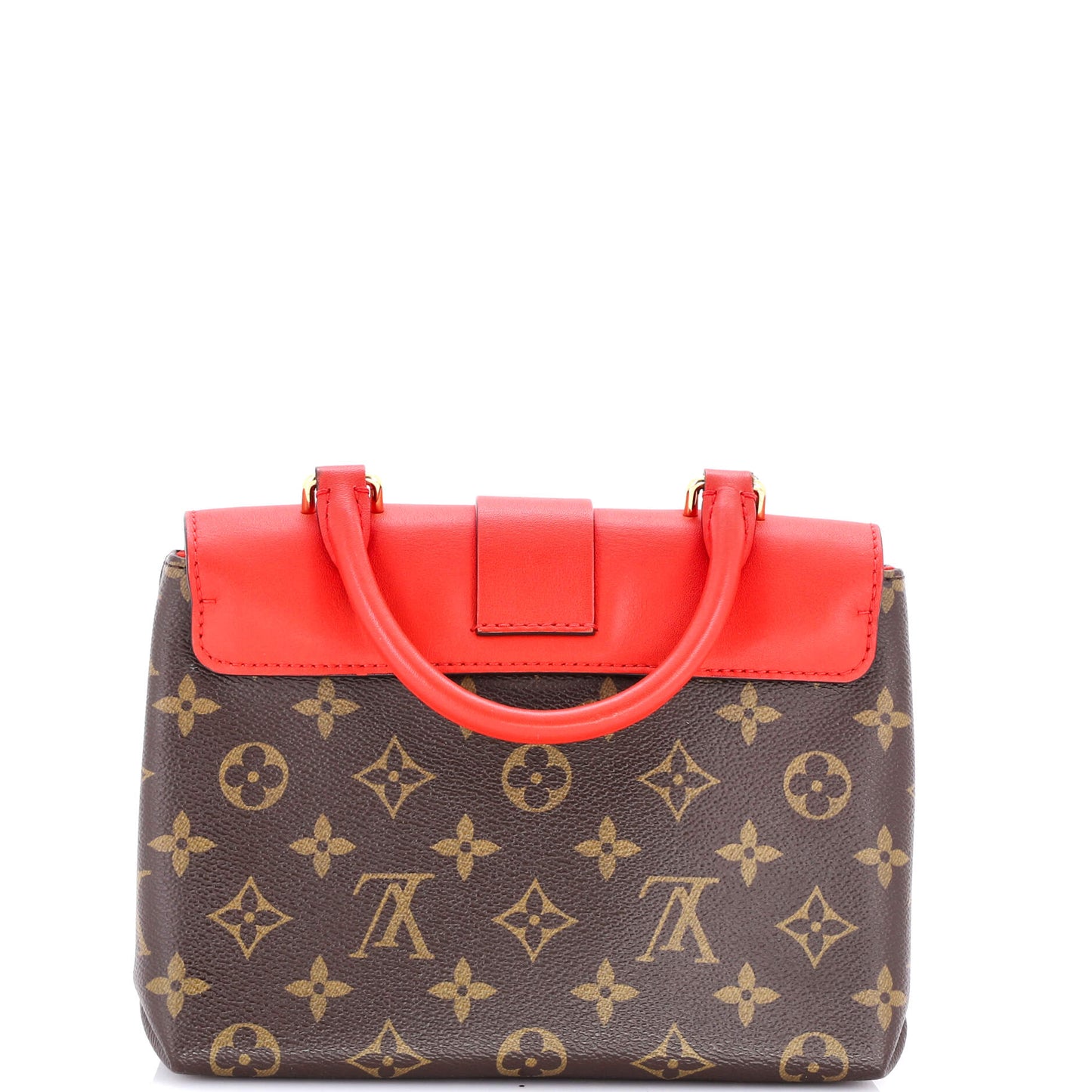 Louis Vuitton Locky Handbag With Bb Leather Canvas Travel Bag