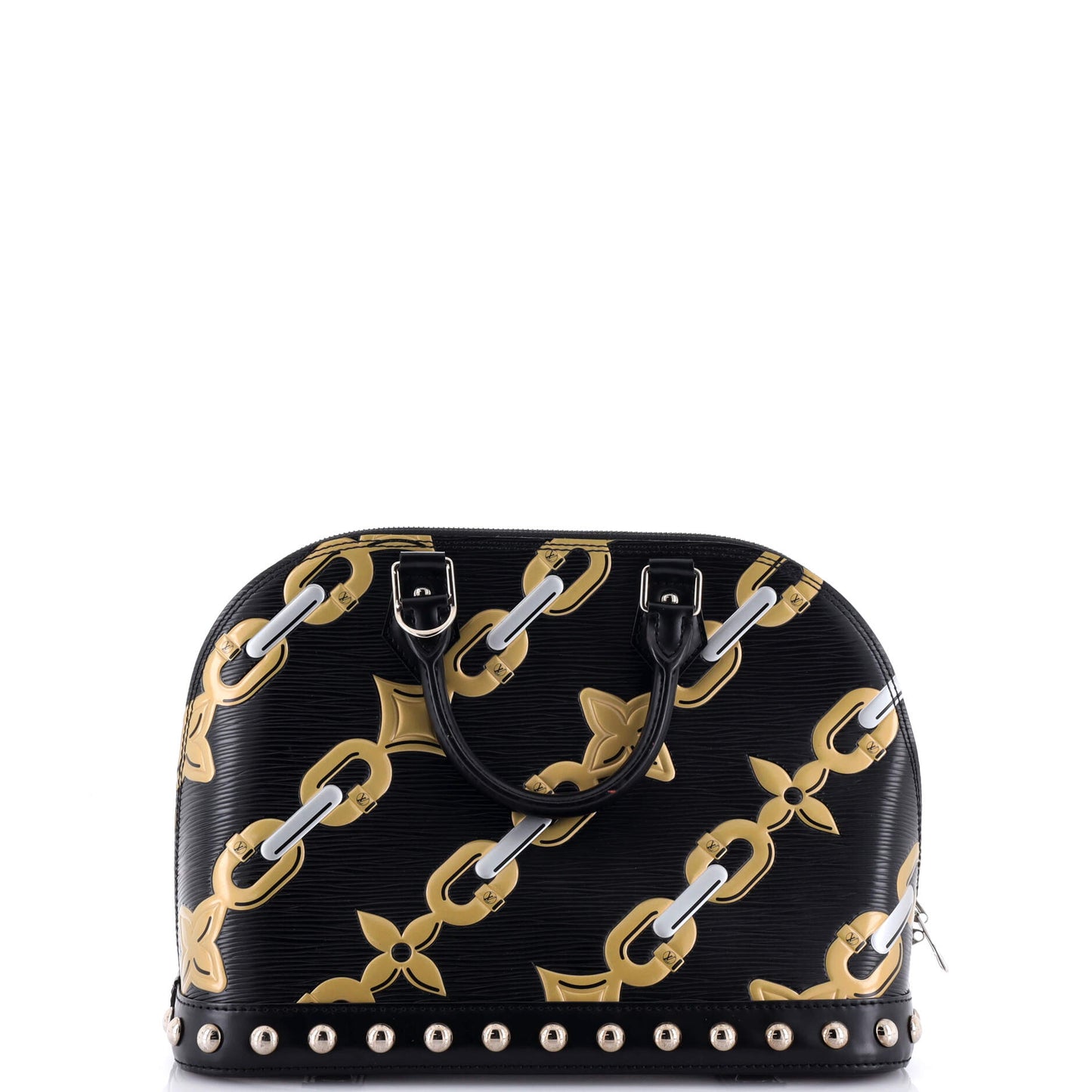Louis Vuitton Alma Handbag Limited Edition Print Epi Pm Leather Travel Bag