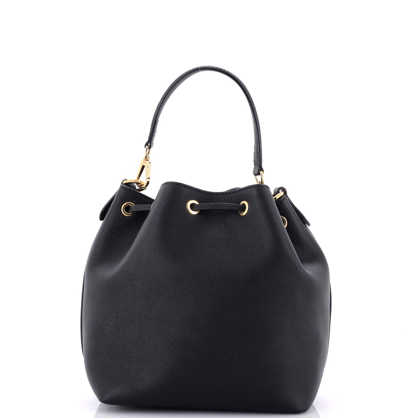 Louis Vuitton Lockme Pocket Bag Leather Bucket Shoulder Bag
