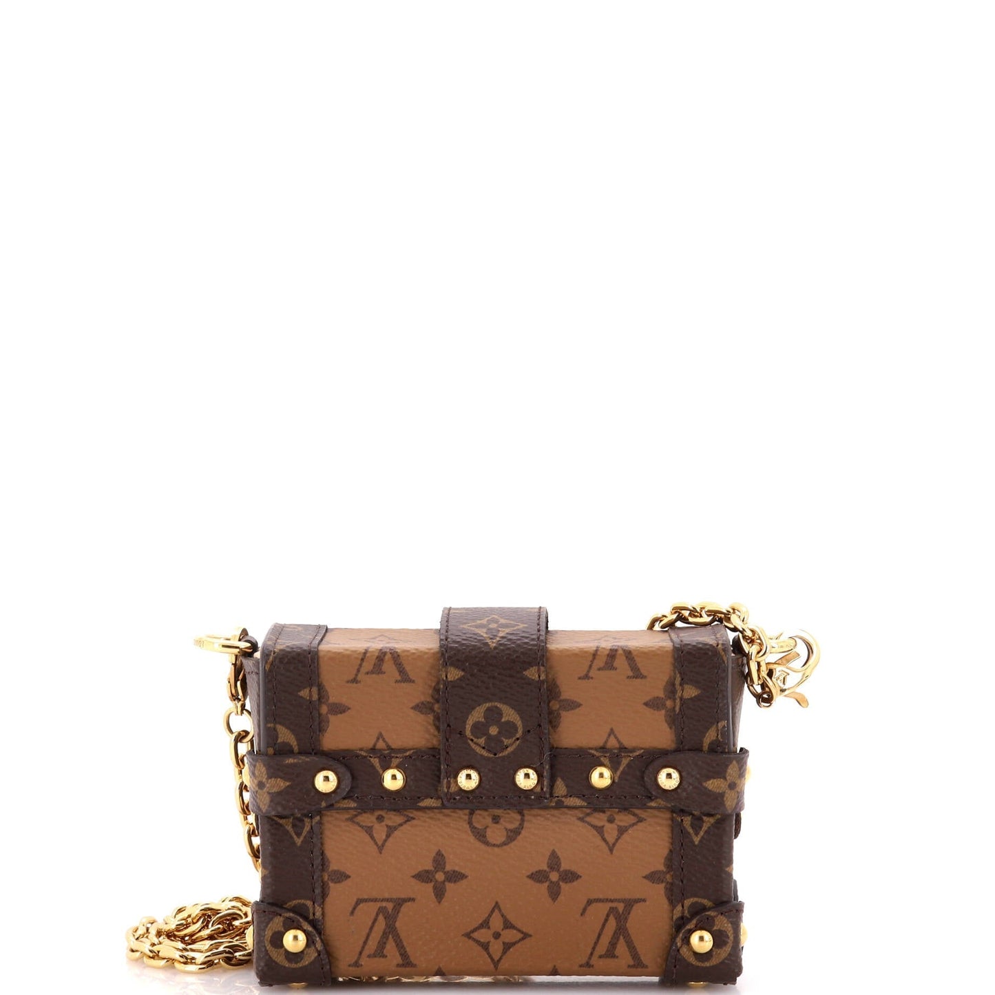 Louis Vuitton Essential Trunk Nm Reverse Clutch Bag Canvas Monogram