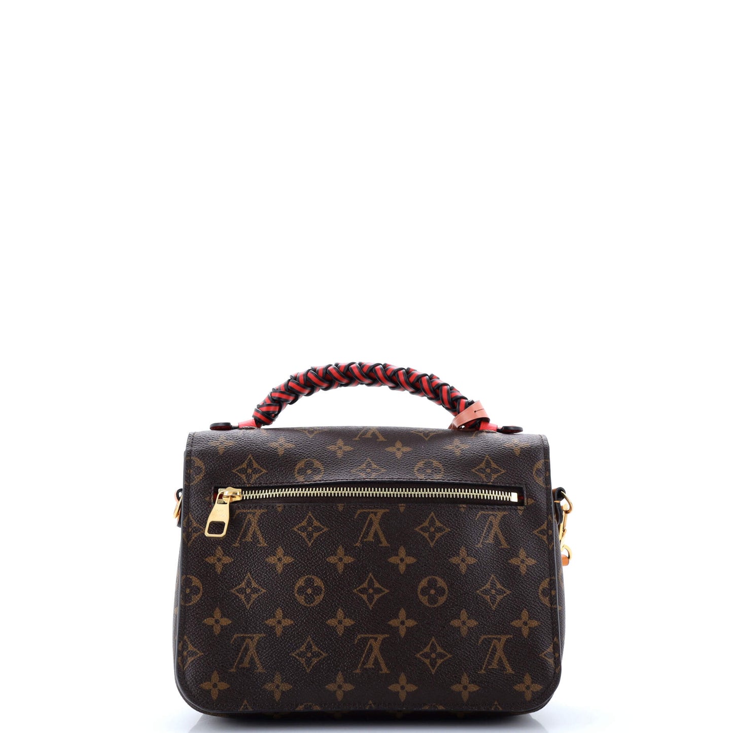 Louis Vuitton Braided Handle Pochette Metis Handbag Canvas Monogram Travel Bag Canvas 3041372