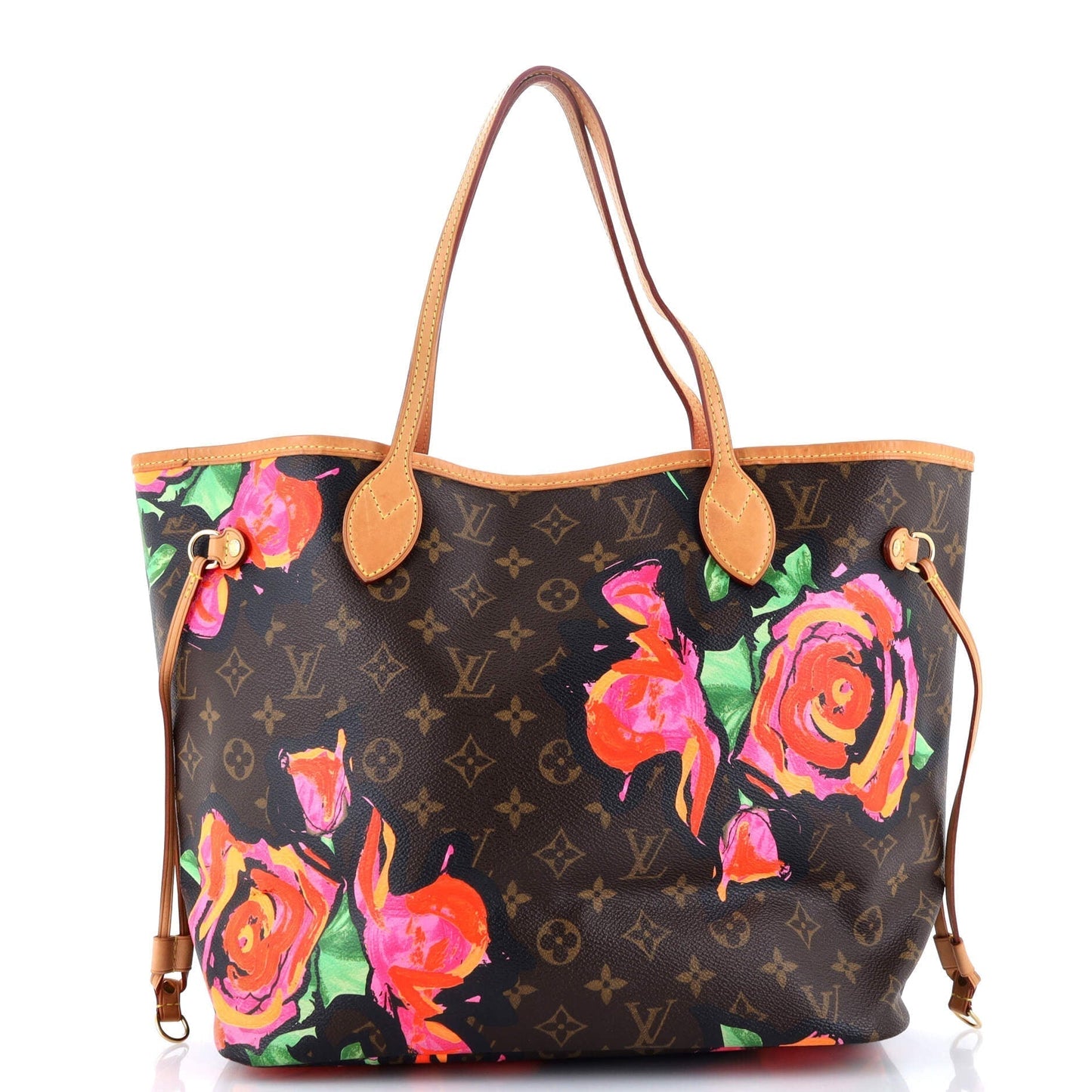 Louis Vuitton Neverfull Tote Limited Edition Roses Mm Monogram Tote Bag Roses Mm3054641