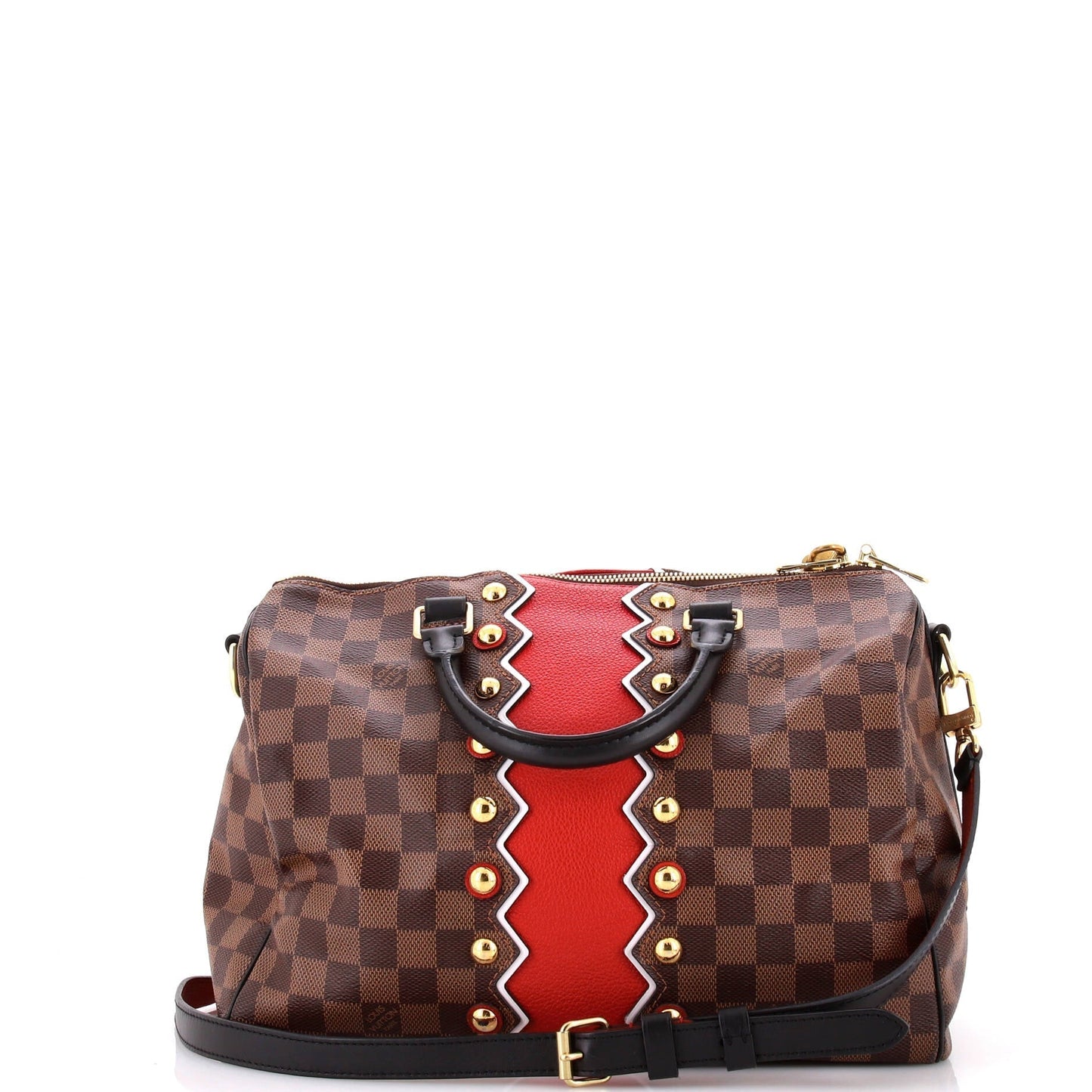 Louis Vuitton Speedy Bandouliere Bag Limited Edition Damier Karakoram Travel Bag