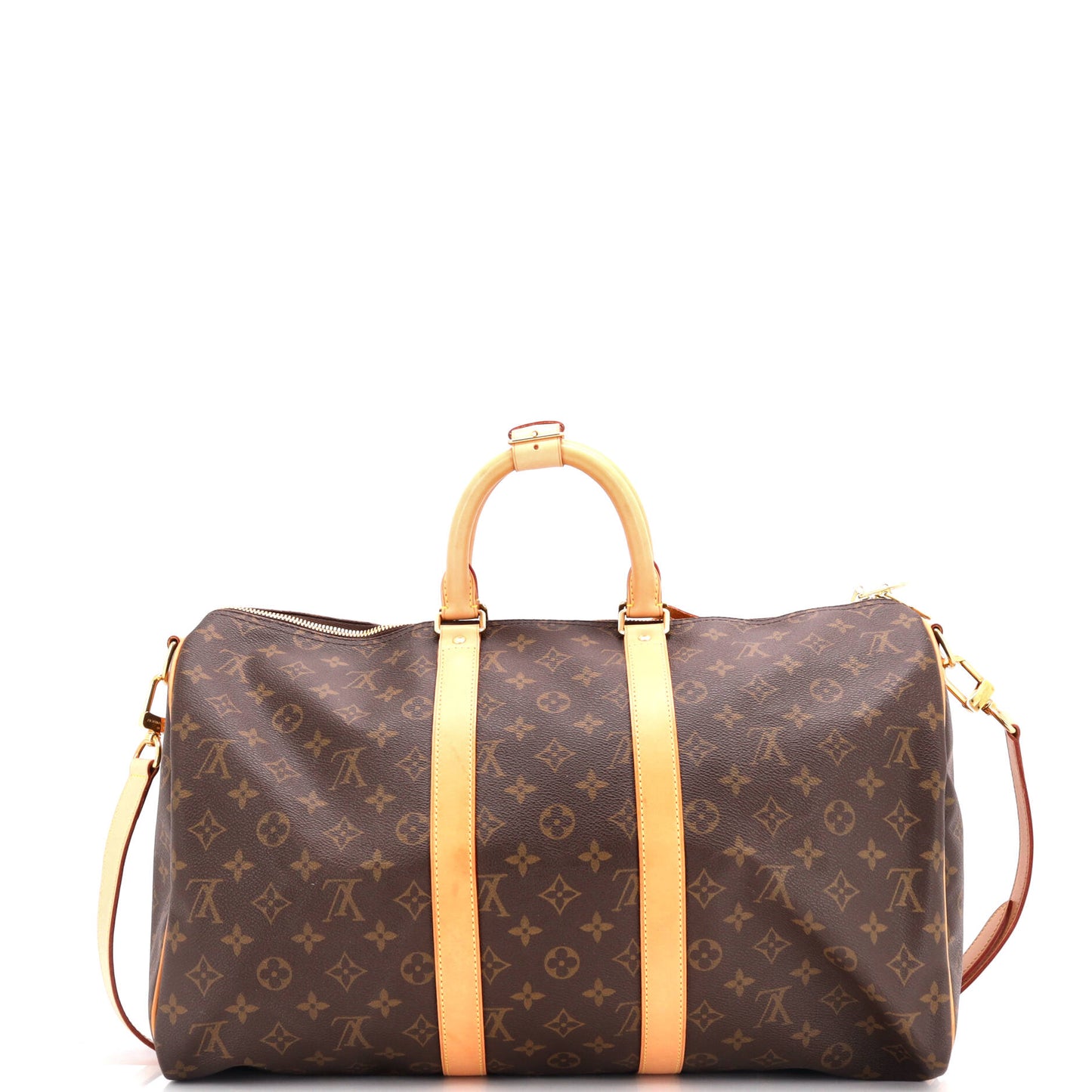 Louis Vuitton Keepall Bandouliere Bag Canvas Monogram Travel Bag Canvas 453059653