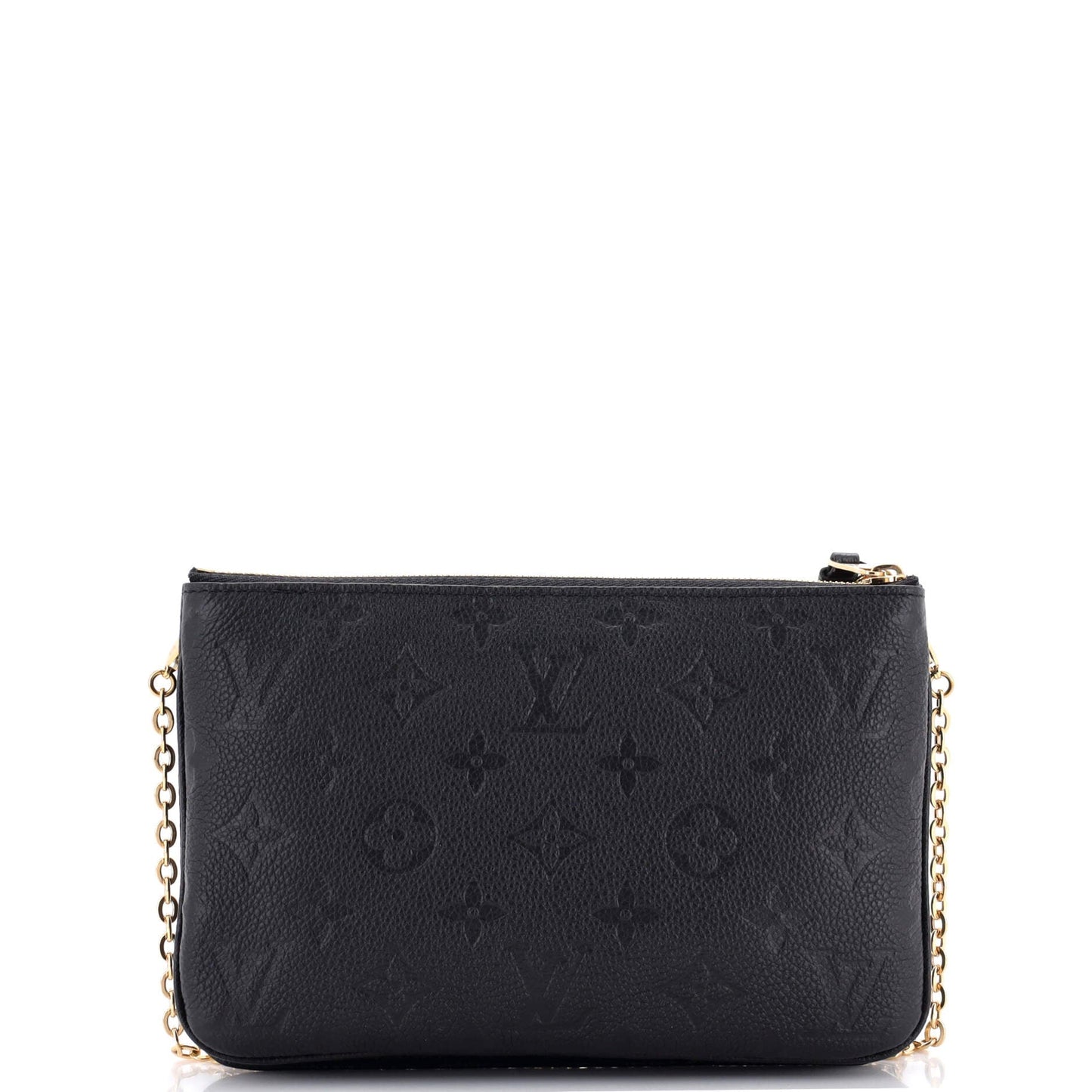 Louis Vuitton Double Zip Pochette Empreinte Clutch Bag Leather Monogram Leather 30631097