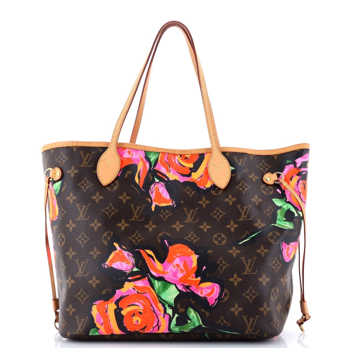 Louis Vuitton Neverfull Tote Limited Edition Roses Mm Monogram Tote Bag Roses Mm30654412