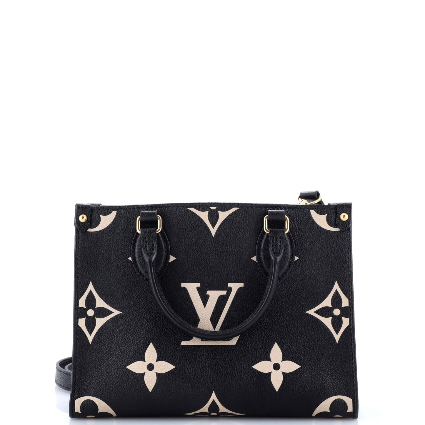 Louis Vuitton Onthego Tote Bicolor Empreinte Giant Pm Monogram Tote Bag