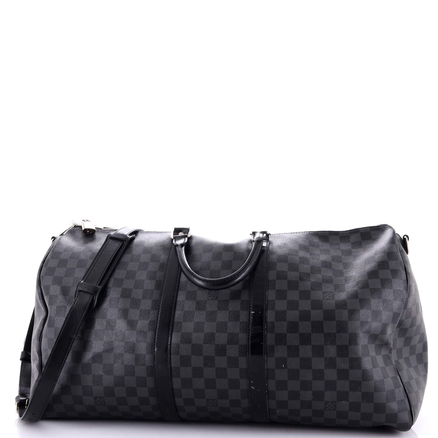 Louis Vuitton Keepall Bandouliere Bag Damier Graphite Travel Bag