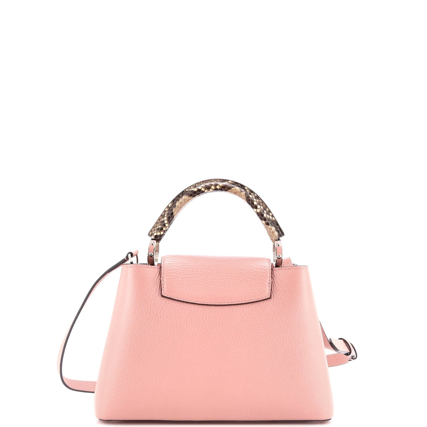 Louis Vuitton Capucines Bag With Python Bb Leather Shoulder Bag Python Bb3068921