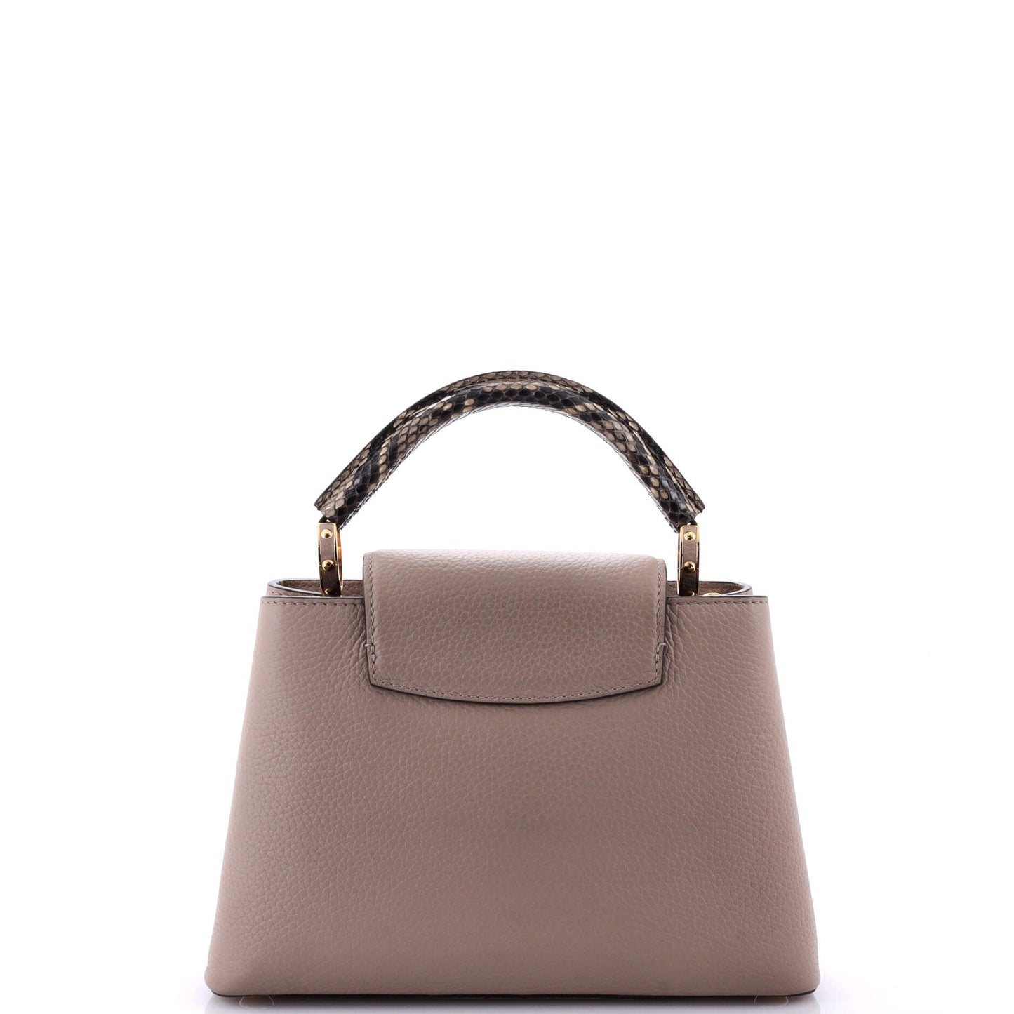 Louis Vuitton Capucines Bag With Python Bb Leather Shoulder Bag
