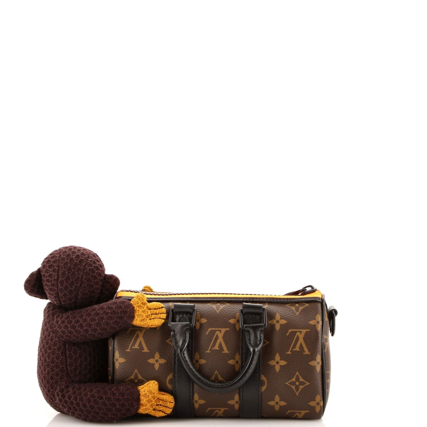 Louis Vuitton LV Keepall Bandouliere Bag With Lv Friends Canvas Monogram Shoulder Bag