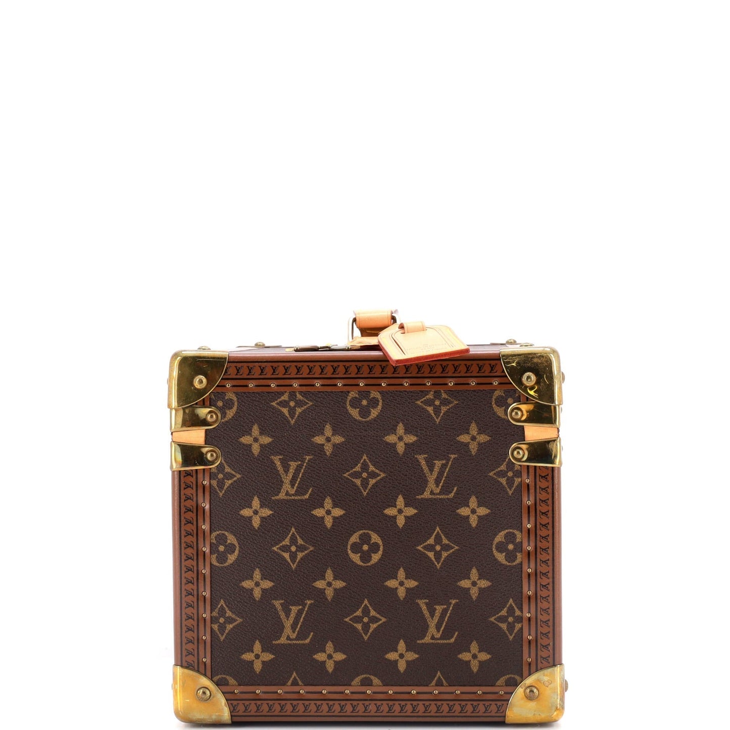 Louis Vuitton Boite Flacons Beauty Train Case Handbag Canvas Monogram Travel Bag