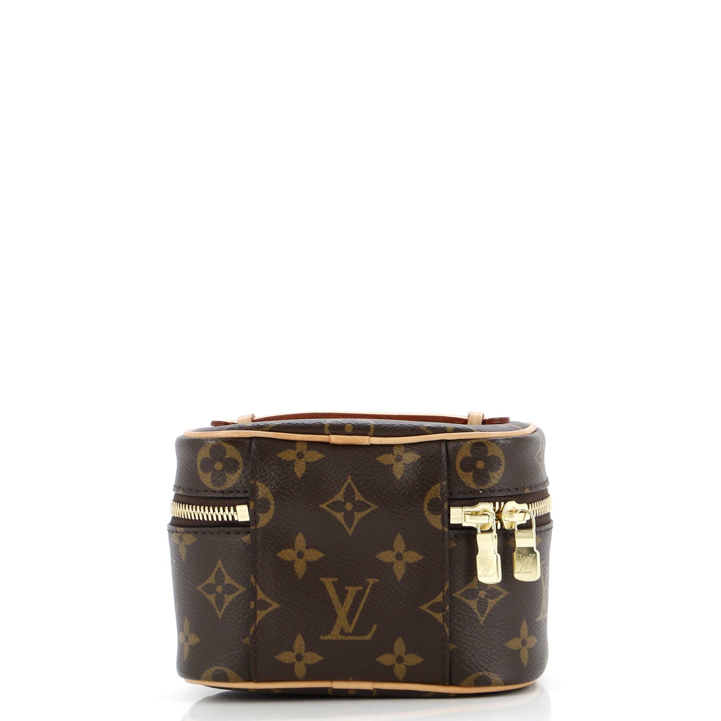 Louis Vuitton Nice Vanity Case Nano Handbag Canvas Monogram Travel Bag