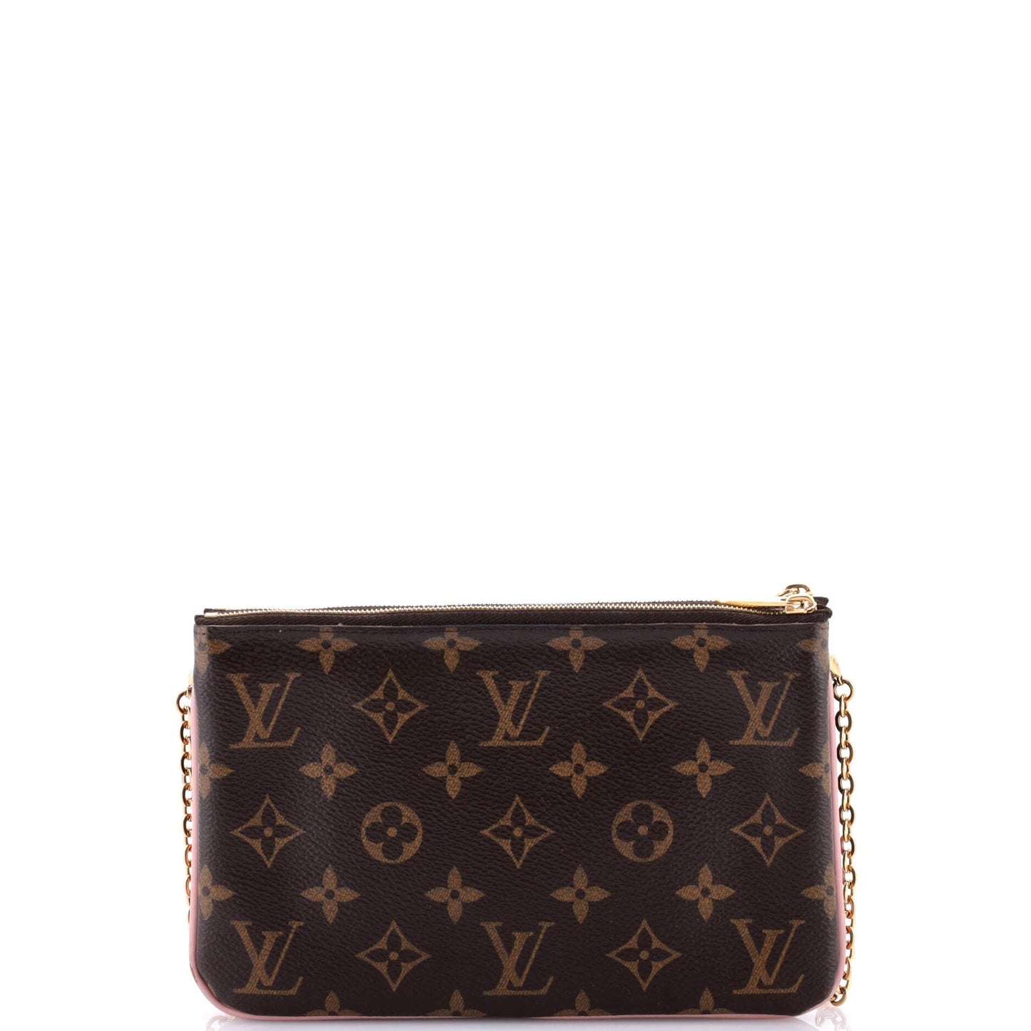 Louis Vuitton Double Zip Pochette Limited Edition Blooming Flowers Canvas Monogram Shoulder Bag Canvas 3084826