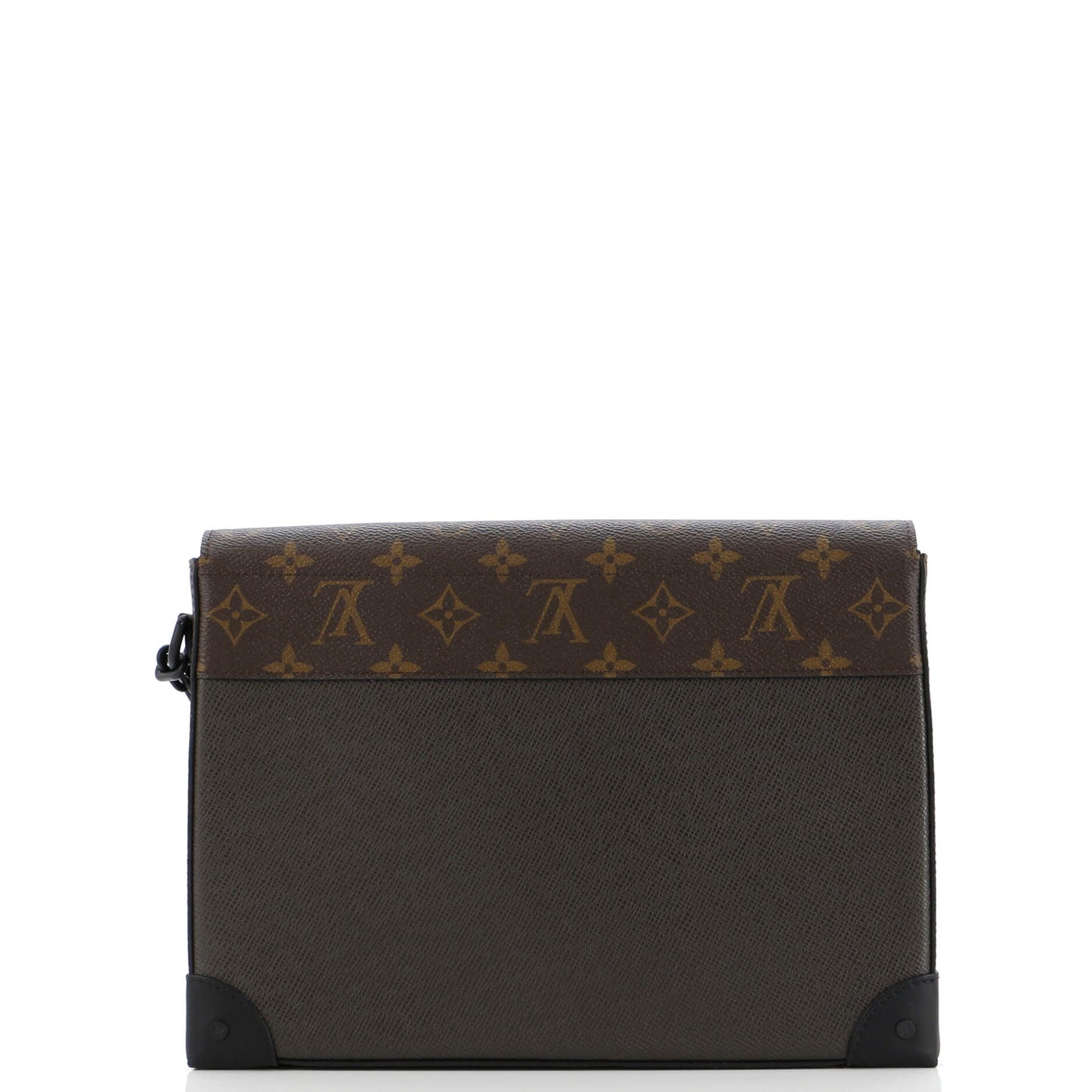 Louis Vuitton Pochette Voyage Steamer And Clutch Bag Leather Canvas