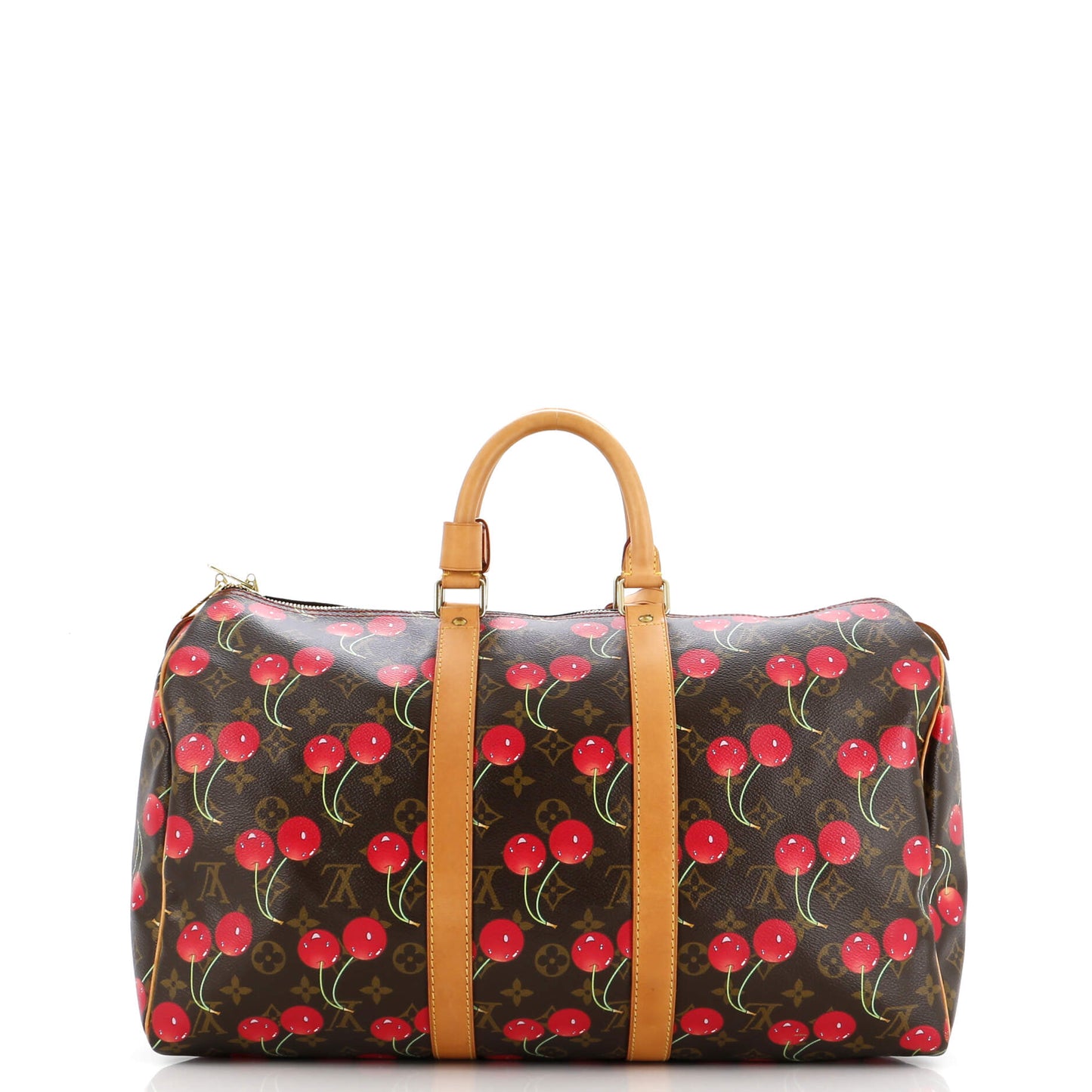 Louis Vuitton Keepall Bag Limited Edition Cerises Monogram Travel Bag