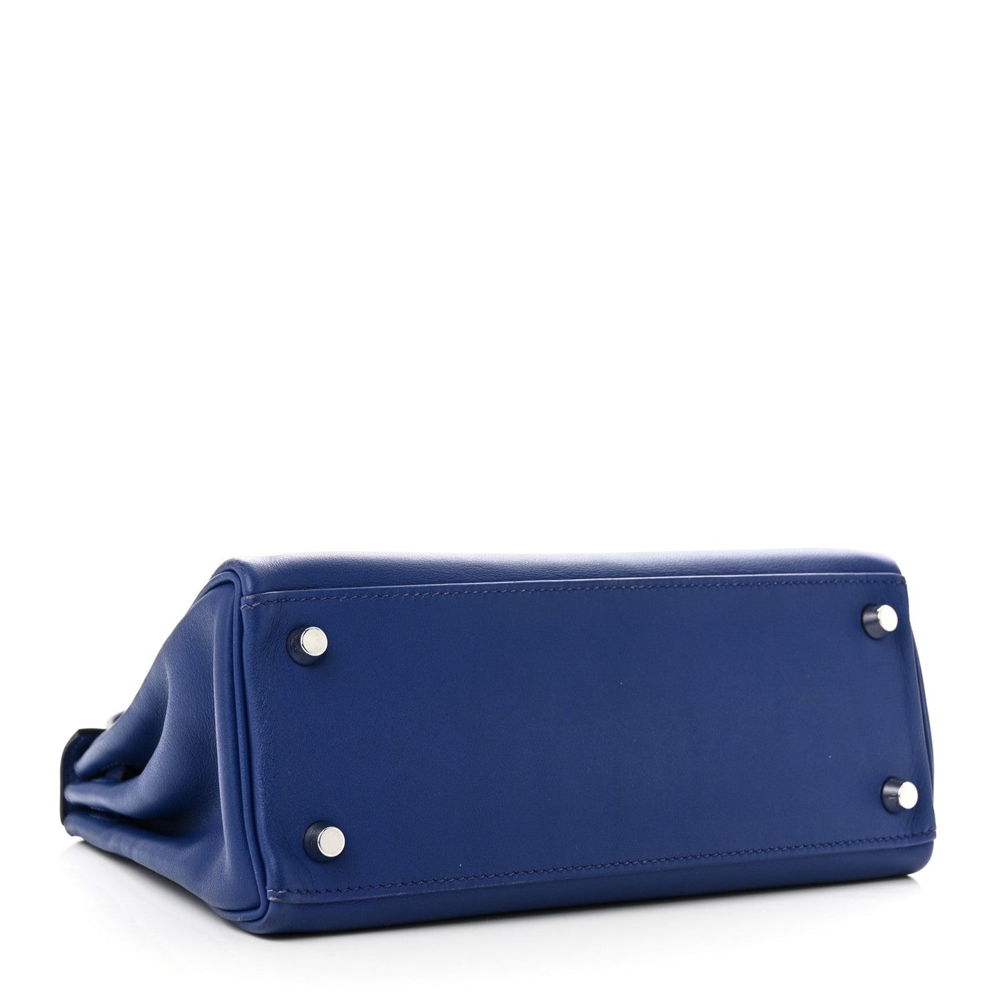Hermes Swift Kelly Retourne Bleu Electrique Handbag Travel Bag