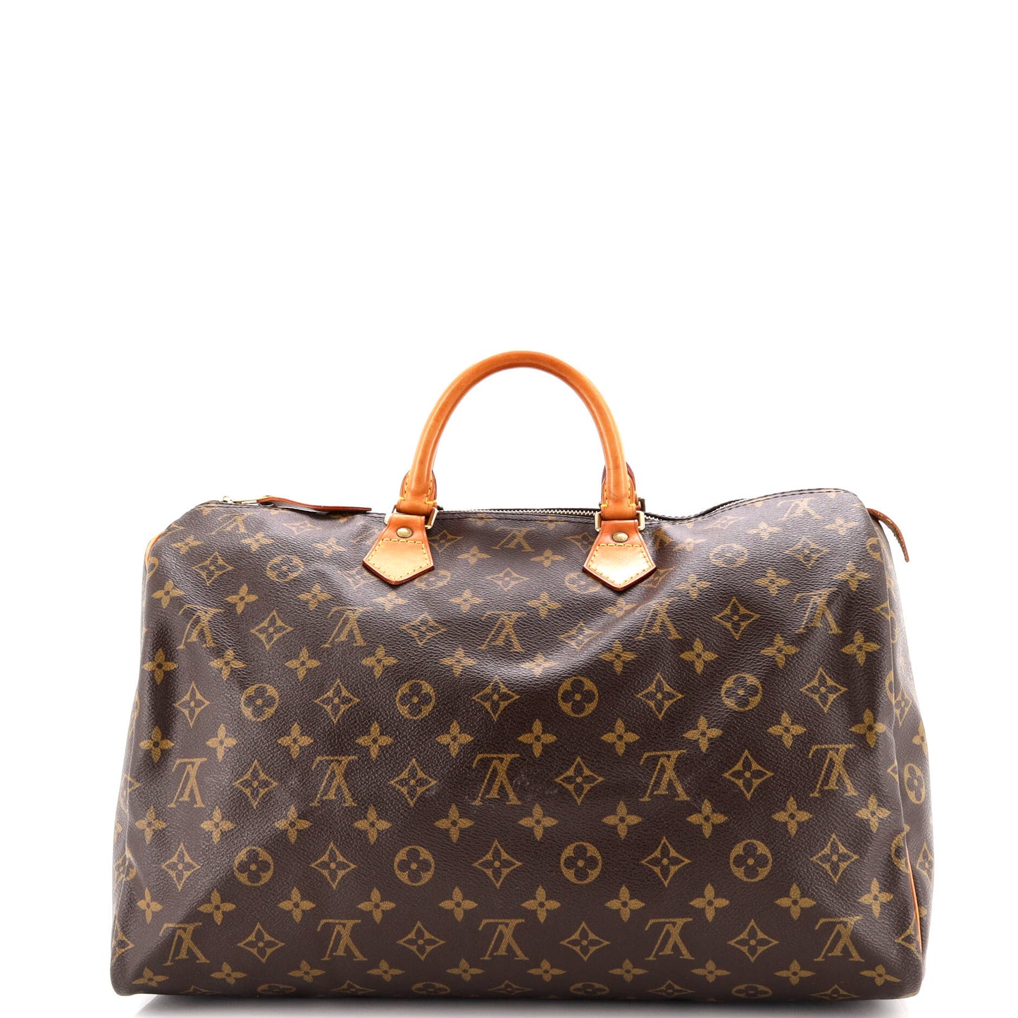 Louis Vuitton Speedy Handbag Canvas Monogram Travel Bag Canvas 403123821