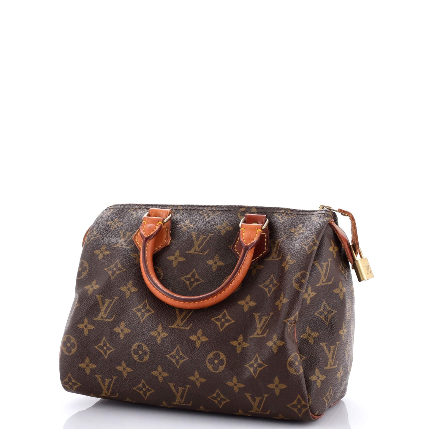 Louis Vuitton Speedy Handbag Canvas Monogram Travel Bag Canvas 253127552