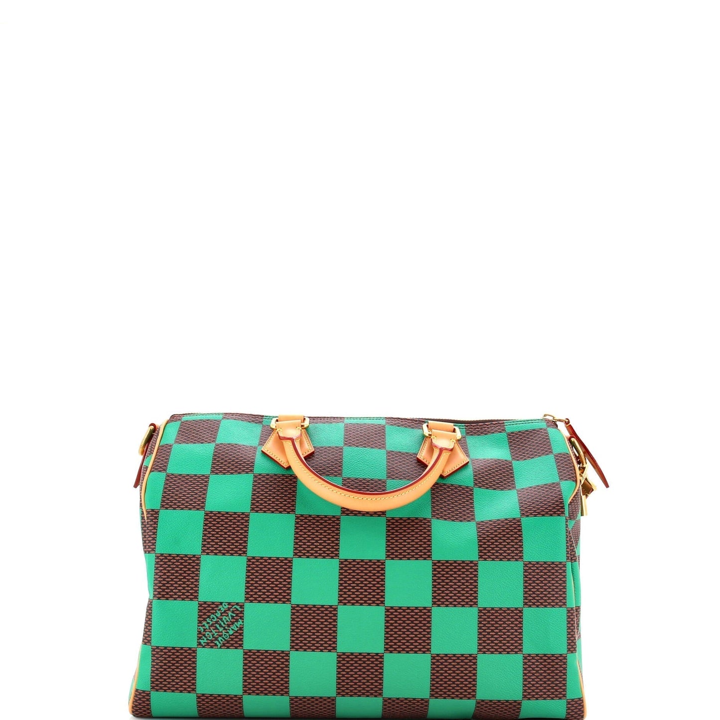 Louis Vuitton Speedy Bandouliere Bag Damier Pop Travel Bag