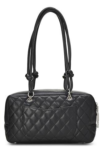 Chanel Black Calfskin Cambon Ligne Bowler, Black Bag