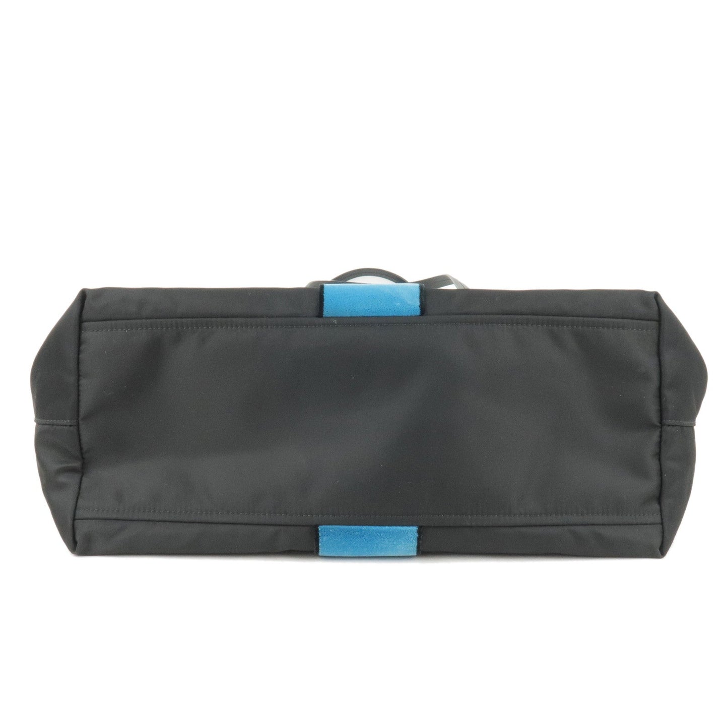 Prada Prada Nylon Leather Velour Cayeron Pleuville Tote Bag