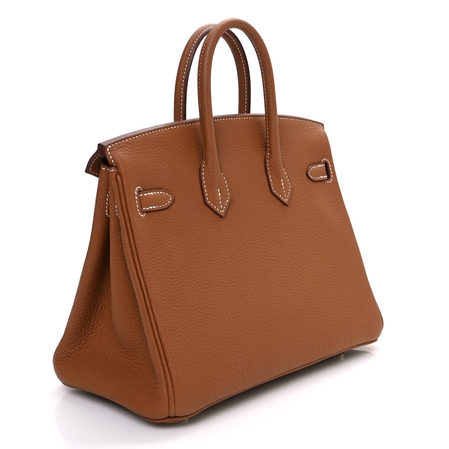 Hermes Togo Birkin Handbag Gold Travel Bag 25 Gold 1705348