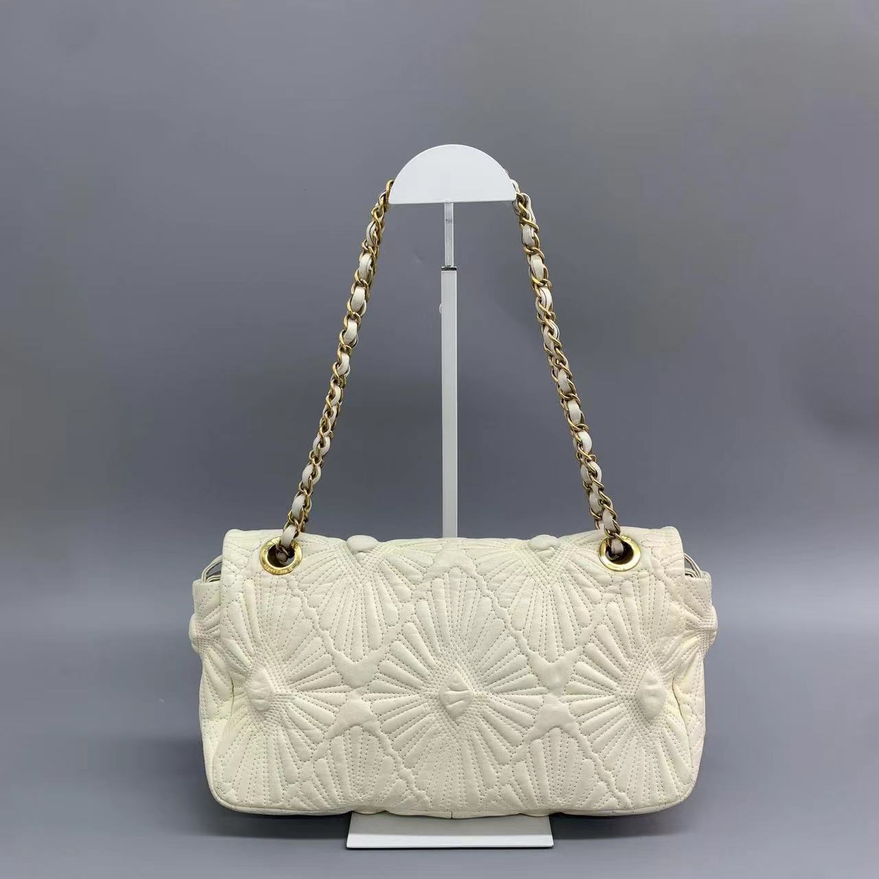 Chanel Paris-Venice Ca DâOro Flap Seashell 3D White Shoulder Bag