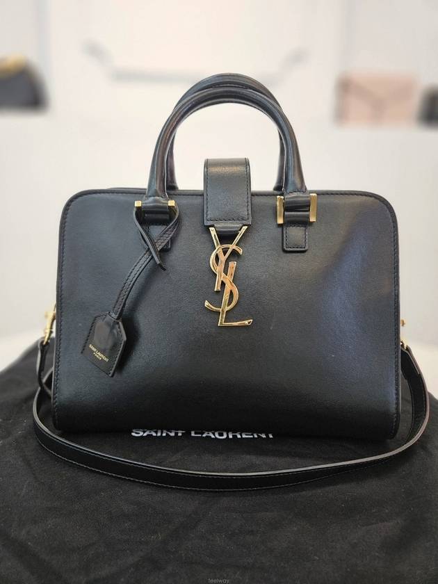 YSL Saint Laurent Saint Laurent Trending Cabas Bag Monogram Black Travel Bag