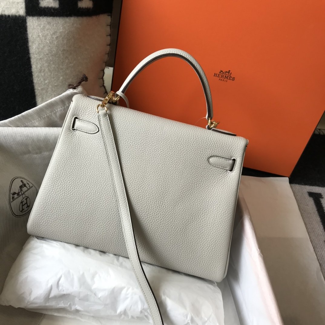 Top Quality Kelly Retourne Togo Bag For White Shoulder Bag