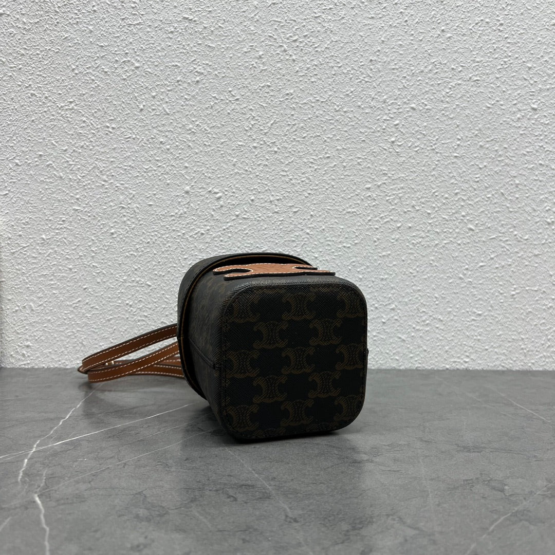 Top Quality Box Cuir Triomphe In Triomphe Canvas Tan Travel Bag