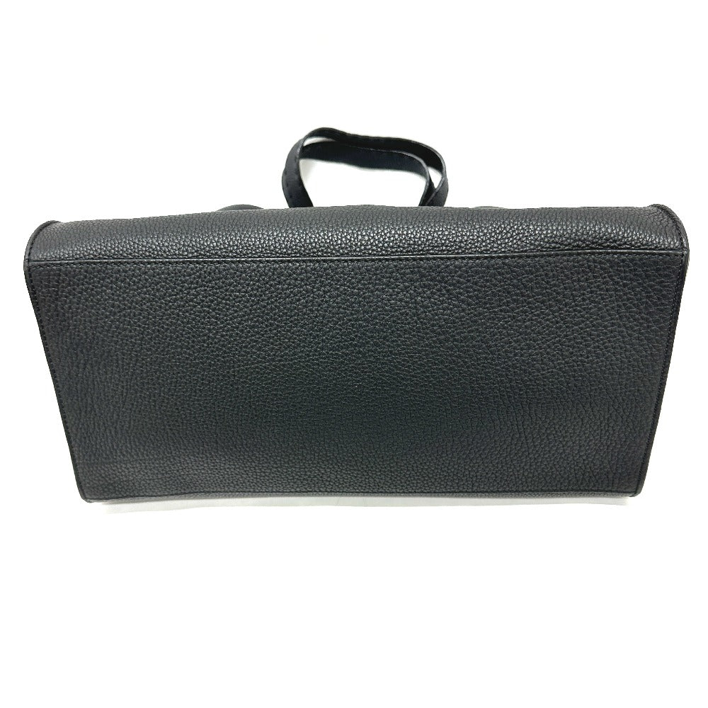 Fendi Tote Bag 7Va390 Celeria Monster Leather Black