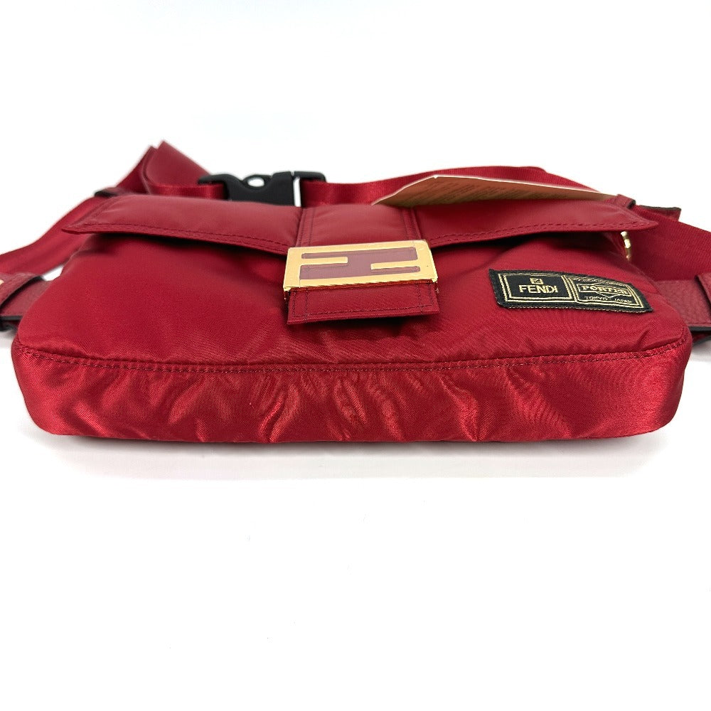 Fendi Shoulder Bag 7Va472 Porter Collaboration Bag Nylon Red Bucket