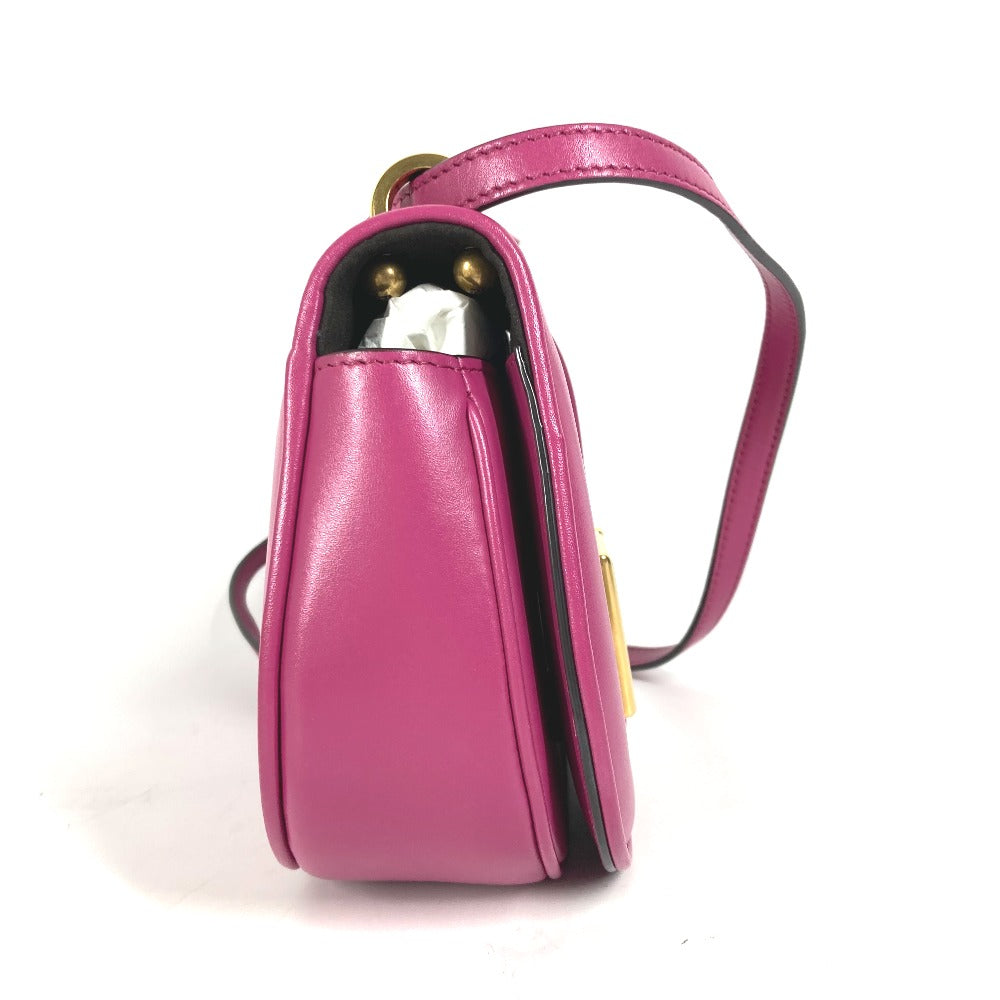 Fendi Shoulder Bag 8Bs082 Come On Women Leather Purple Small