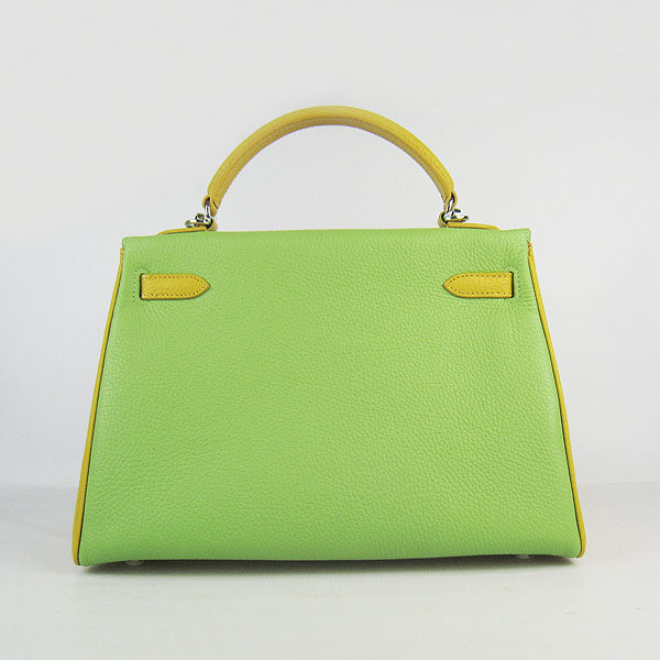 Hermes Luxury Kelly Cm Togo Yellow Handbag Red Green Travel Bag