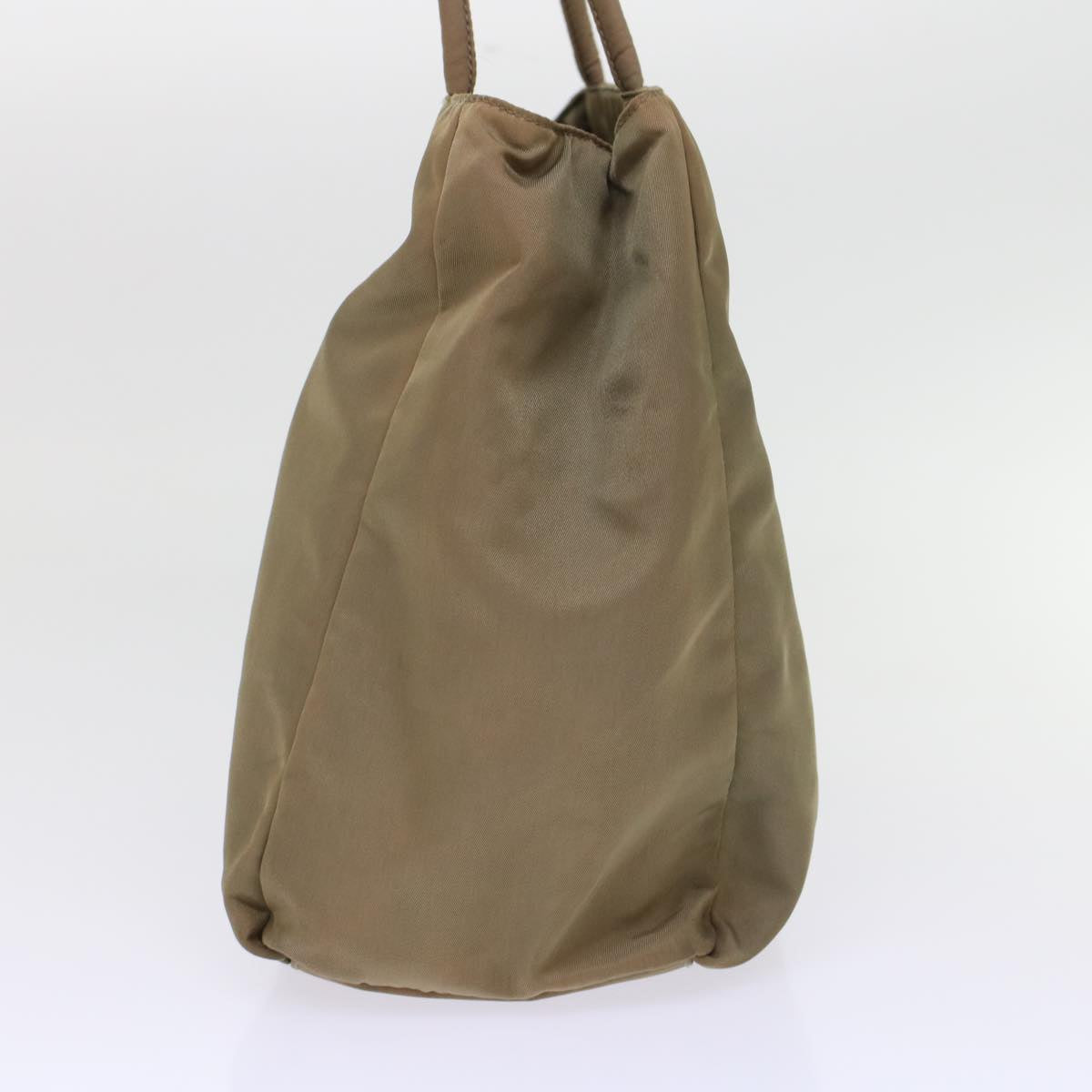 Prada Tote Bag Khaki Nylon Nylon Khaki 49025