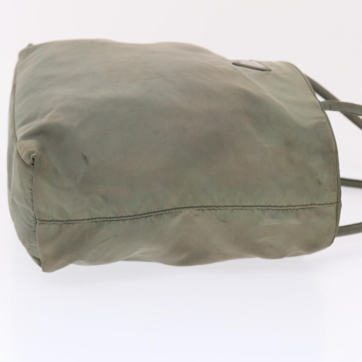 Prada Tote Bag Khaki Nylon Nylon Khaki 49587
