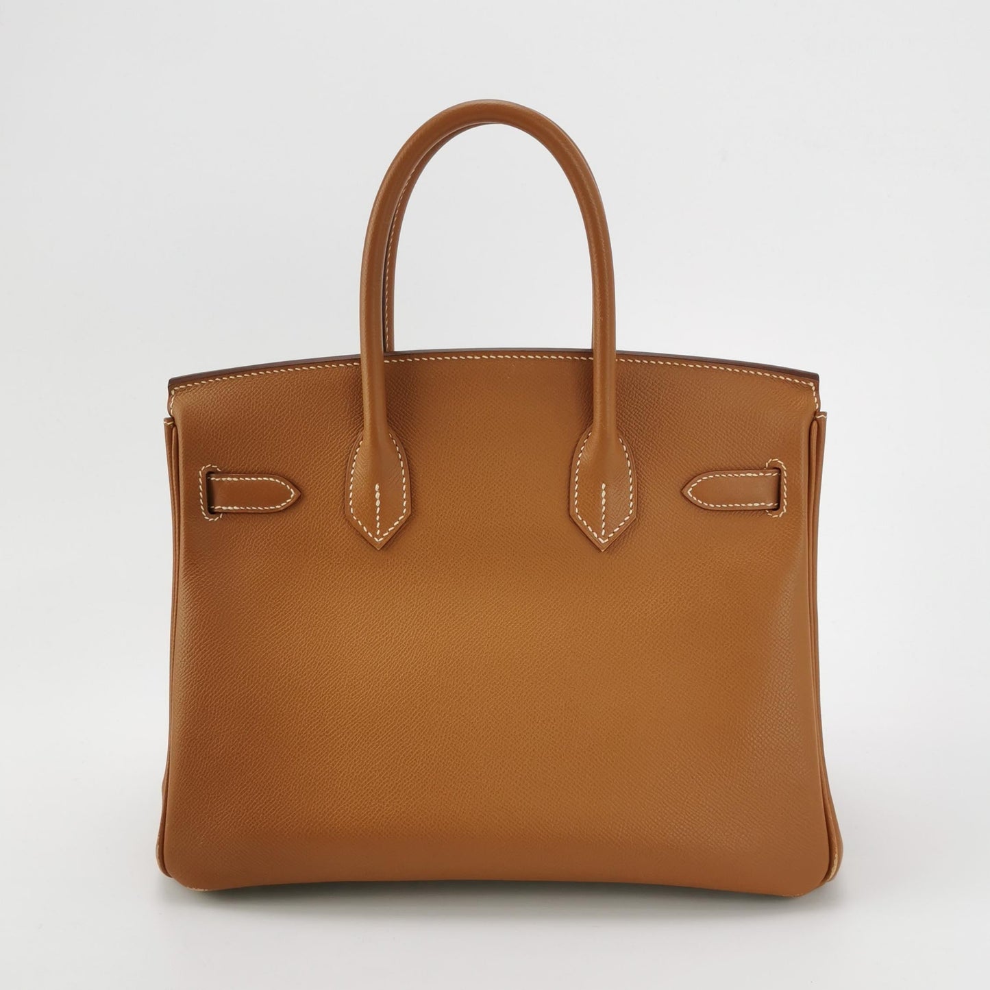 Hermes Birkin Epsom Hardware Handbag Leather Gold Travel Bag