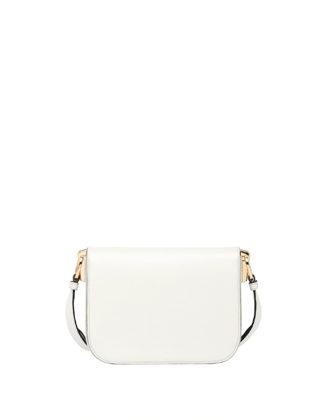 Prada Emblème Bag Leather Saffiano White Travel Bag