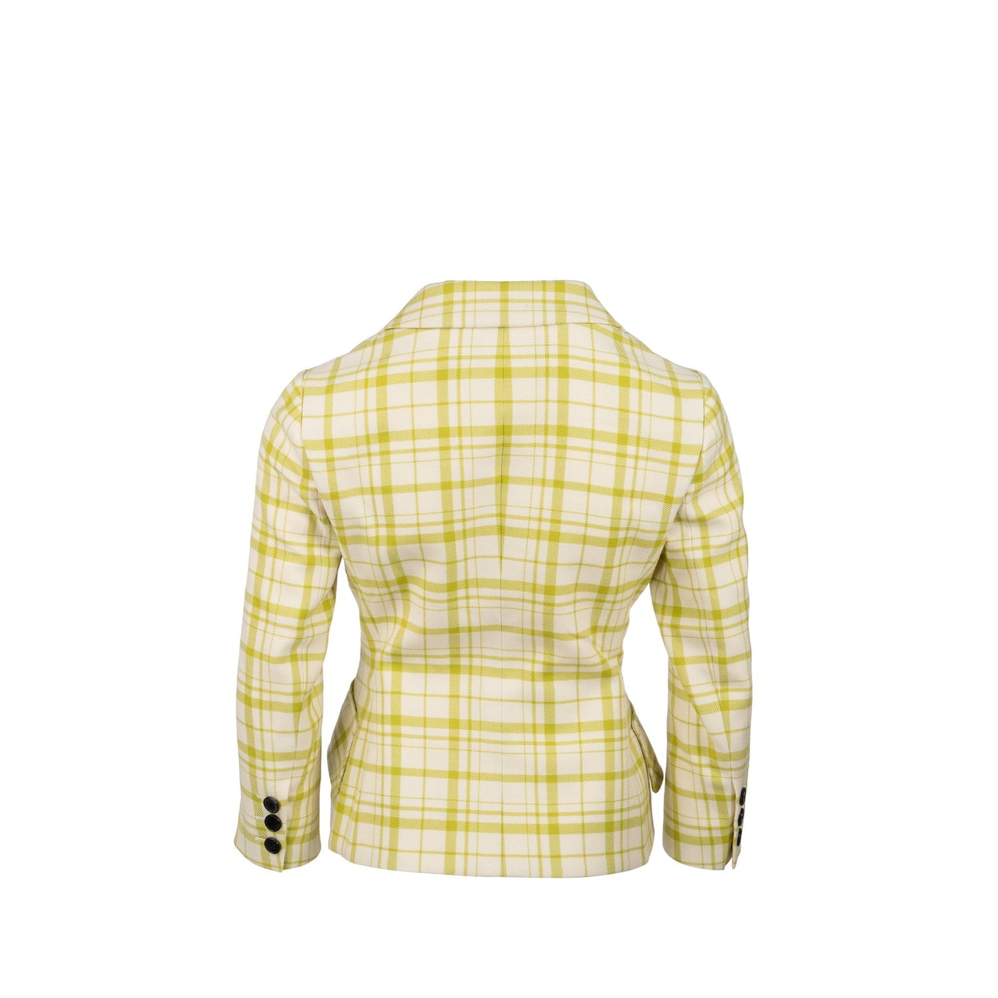 Dior Size Pop Check Blazer Virgin Wool Light White Green Travel Bag