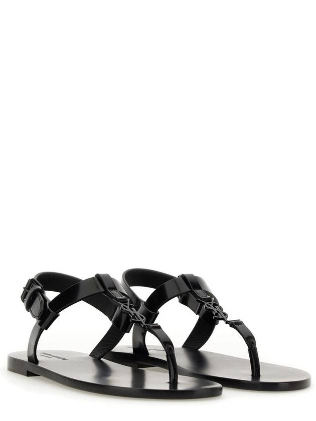 YSL Saint Laurent Luxury Trending Cassandre Flip Flops Handbag Black Travel Bag