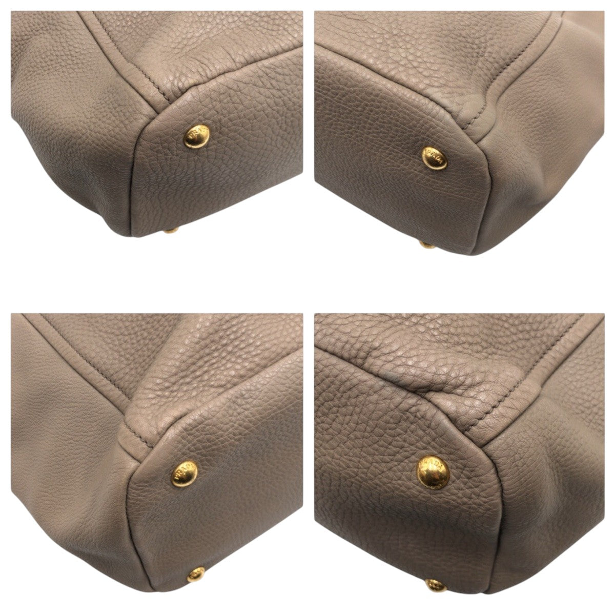 Tote Bag Metal Tote Bag Handbag Vitterodino Leather Beige