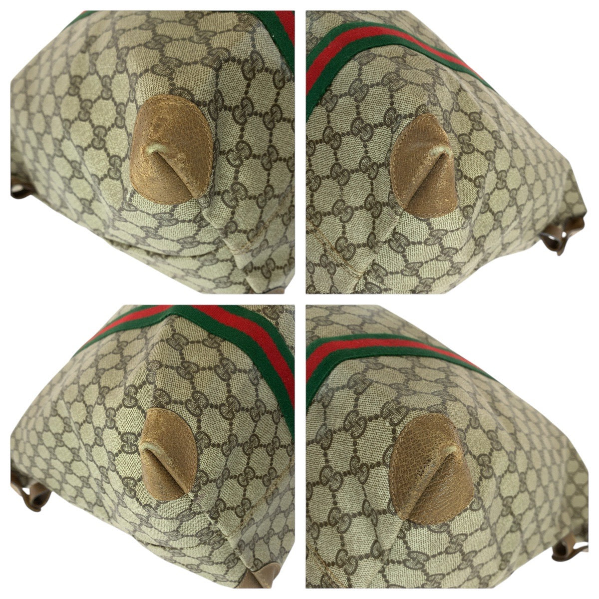 Gucci Interlocking Supreme 2Way Bag Canvas Travel Bag