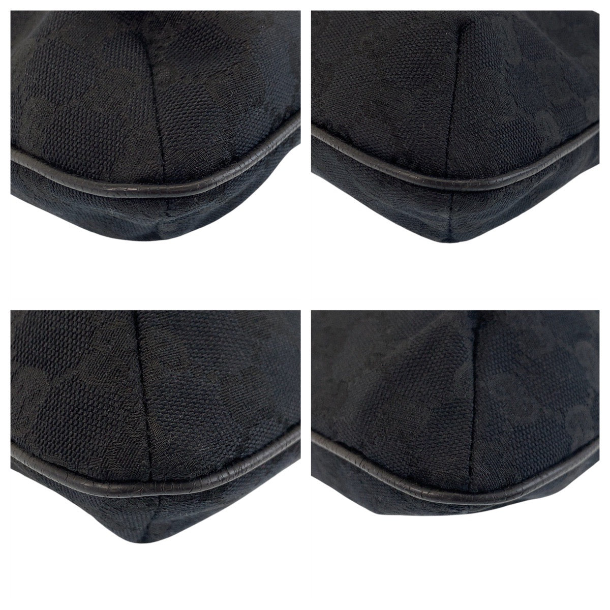 Gucci GG pochette Sherry line Canvas Black Shoulder Bag