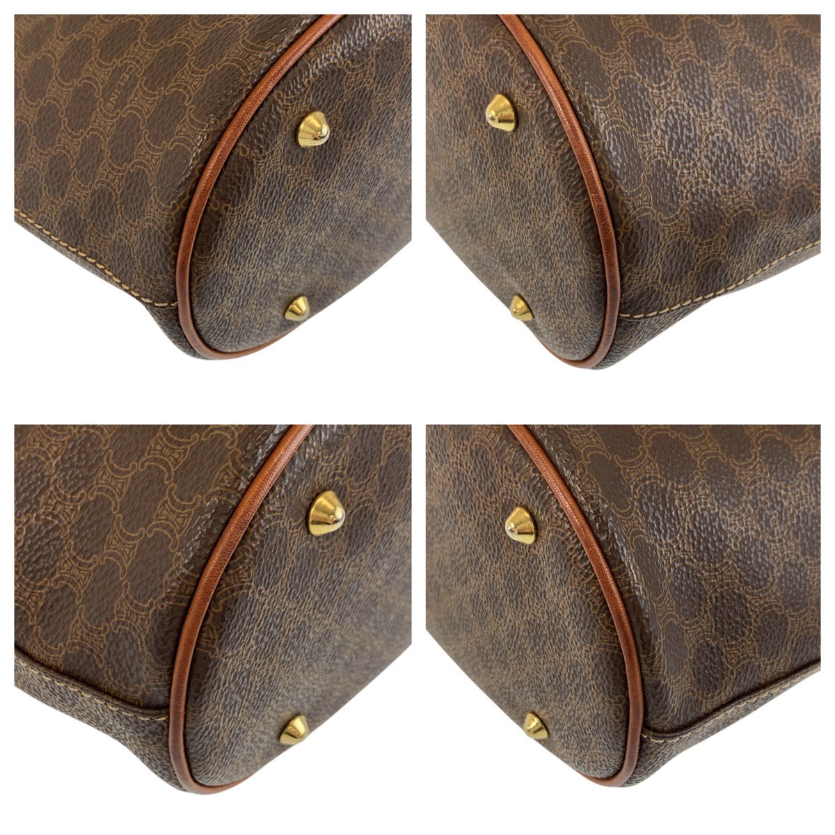 Tote Bag Mc Pvc, Metal Tote Bag Leather Brown Shoulder Bag