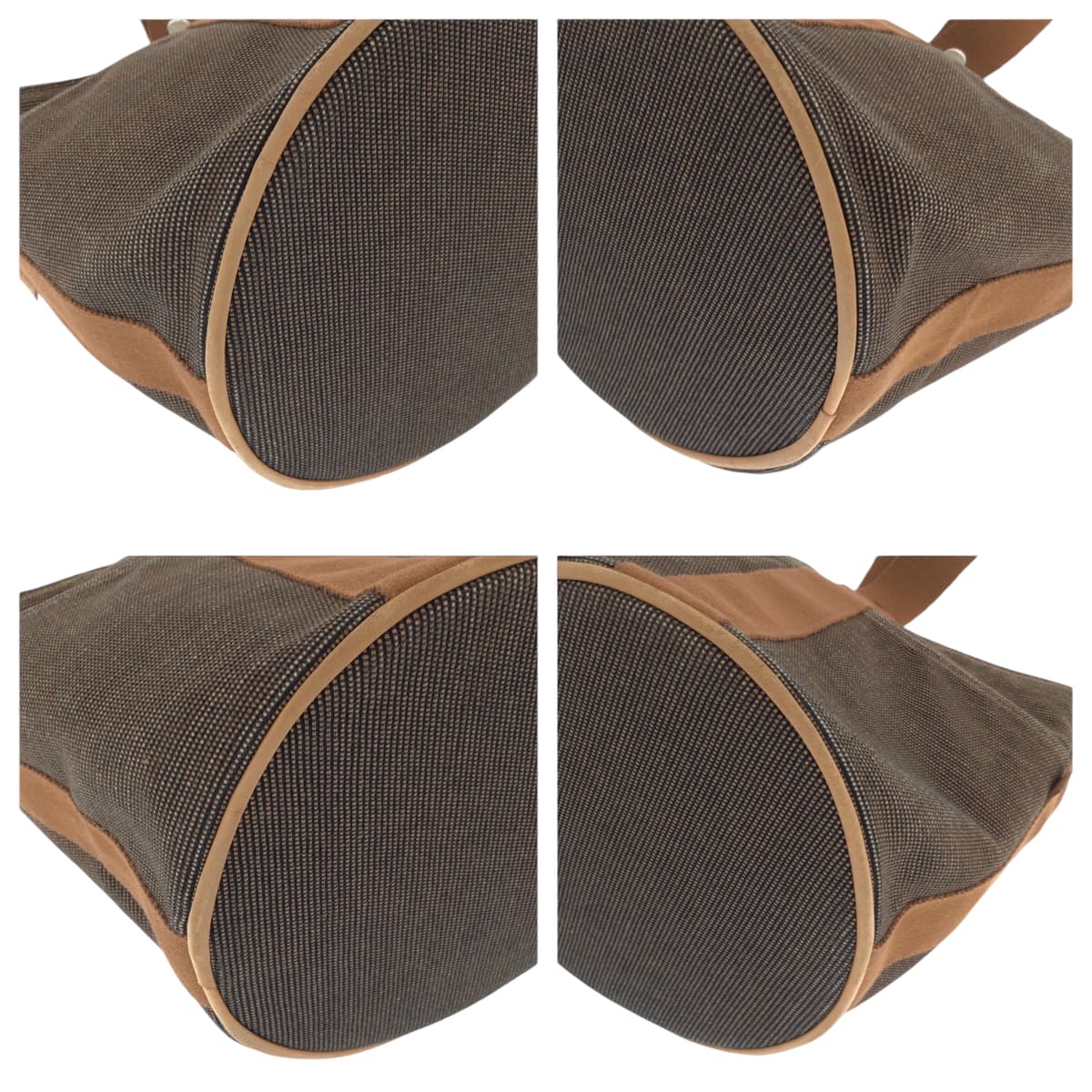 Metal Handbag Sakso Mm Women Canvas Brown Travel Bag