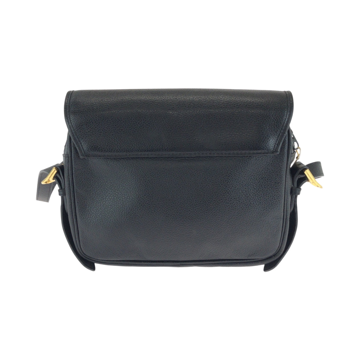 YSL Saint Laurent Shoulder Bag Goldmetal Shoulder Bag Pochette Women Leather Black