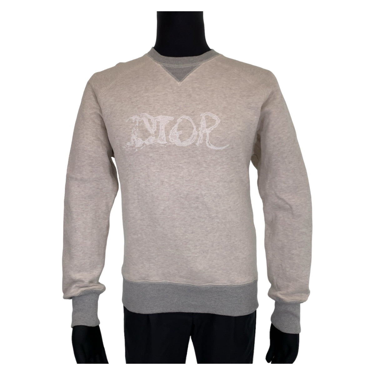 Dior Sweat Cotton Gray Gray Peter Doig Embroidery White Logo Travel Bag
